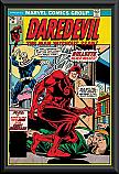 Marvel Comics Daredevil Bullseye poster framed