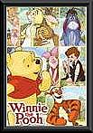 Winnie the Pooh Grid Framed Poster