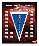 2012 AFL PREMIERSHIP SYDNEY SWANS TEAM SIGNED FLAG