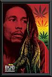 Bob Marley Dreads Poster Framed