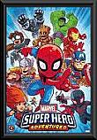 Marvel Super Heroes Adventure Poster Framed