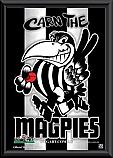 Collingwood Magpies Framed WEG Supporter "Carn the Magpies" print 