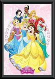 Disney Princess Group Framed Poster 