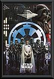 Star Wars Rogue One Empire Poster Framed 