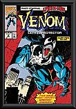 Marvel Venom Comic Cover Poster Framed