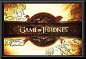 Game of Thrones Logo Poster Framed