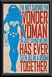 DC Comics - Wonder Woman Secret Identity Framed Poster