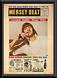 Beatles Mersey Beat Ringo Starr Poster framed