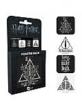 Harry Potter Deathly Hallows set of 4 Drink Coasters