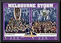 Melbourne Storm 2010 World Club Challenge Champions framed poster