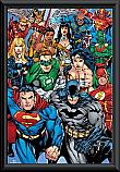 DC Comics - Collage Framed Poster