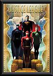 DC Comics - Justice League Art Deco Framed Poster 