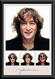 John Lennon Trio Poster framed