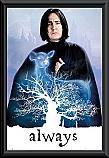 Harry Potter Snape Always Framed Poster