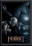 The Hobbit Gollum framed poster