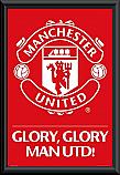 Manchester United Crest Framed Poster