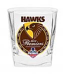 2013 AFL Premiership Hawthorn Hawks Spirit Glasses