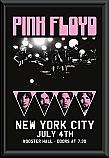Pink Floyd Billing for New York Tour poster framed 