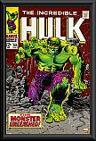 Hulk Comic Cover poster framed