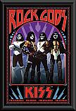 Kiss Rock Gods Framed Poster