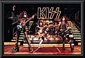 Kiss On Stage Framed Poster