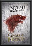 Game of Thrones The North Remembers Poster Framed