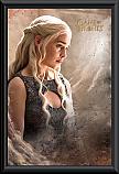 Game of Thrones Daenarys Poster Framed