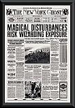 Fantastic Beasts Newspaper Framed Poster