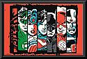 DC Comics - Justice League Bars Framed Poster