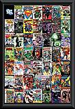 DC Comics - Covers Montage Framed Poster