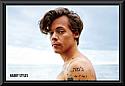 Harry Styles Beach poster Framed