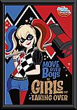DC Comics - Super Hero Girls Harley Quinn Framed Poster 