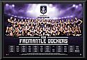 Fremantle Dockers 2016 Team Poster Framed