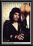 Freddie Mercury 1974 Framed Poster