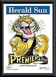 Richmond Tigers 2019 Premiership Framed Mark Knight poster