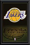 NBA LA Lakers Framed Reflect Logo Poster