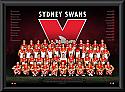 Sydney Swans 2017 Team Poster Framed
