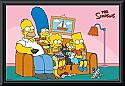 The Simpsons Couch framed poster