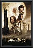 The Lord of the Rings Two Towers framed poster