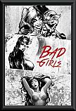 DC Comics - Black and White Bad Girls Framed Poster