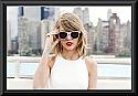 Taylor Swift Glasses Framed Poster