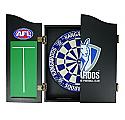 North Melbourne Kangaroos Dartboard and Cabinet