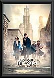 Fantastic Beasts New York Street Framed Poster