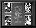 Bruce Lee BW printed mat Montage 