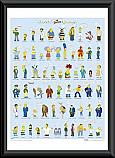 The Simpsons Classic Quotes Framed Mini Poster 