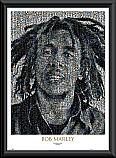 Bob Marley Photo mosaic Framed Poster 
