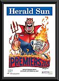 Melbourne Demons 2021 Premiership Framed Mark Knight poster 